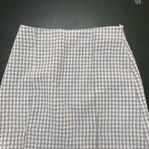 Checked skirt used, size Small