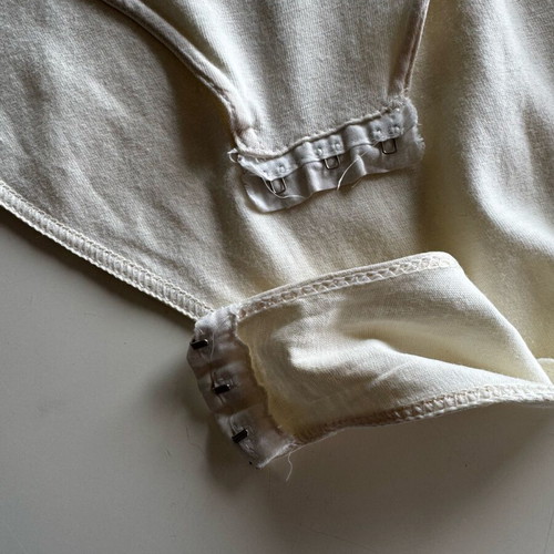 Vintage silk shirt Made in Italy used, beige, size M