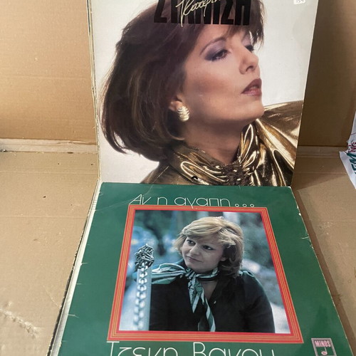 Vinyl records used, pack of 12, laiko genre