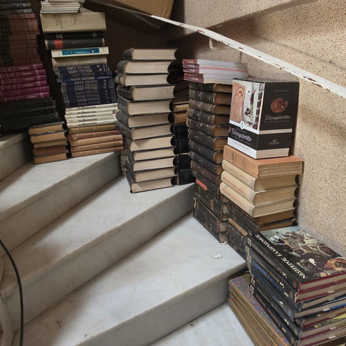 Book stock from old bookstore, large variety of titles and topics