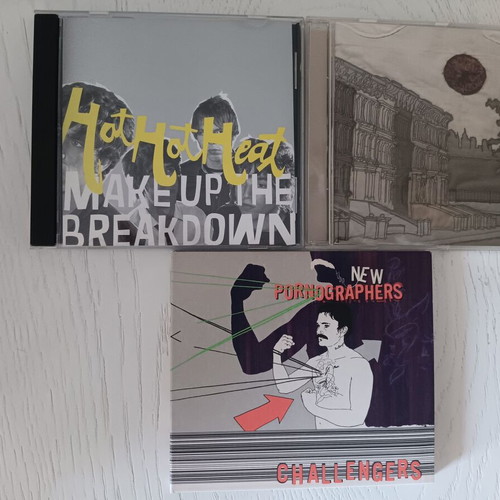 CD albums Hot Hot Heat, Bright Eyes & The New Pornographers like new, rock