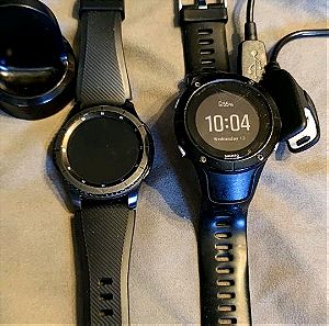 Δυο smart watch Samsung gear και suunto spartan