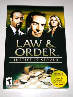 PC game Law & Order: Justice Is Served used, adventure