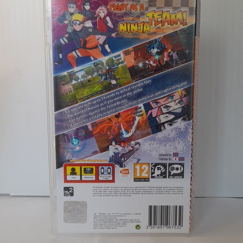 Naruto Kizuna Drive PSP game like new, English version with manual