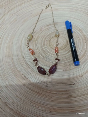 Necklace with stones like new
