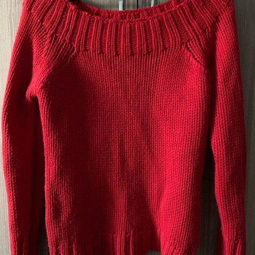 Clockhouse knitted blouse red