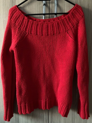 Clockhouse knitted blouse red