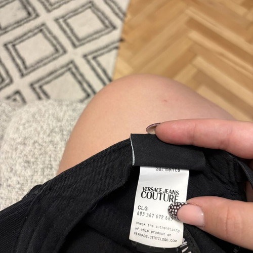 Versace Jeans Couture cap used, black and gold