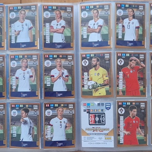 FIFA 365 2019-2020 Adrenalyn XL album like new with Limited Edition Olympiacos and Lionel Messi sets