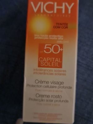 Vichy Capital Soleil SPF50 tinted sunscreen like new