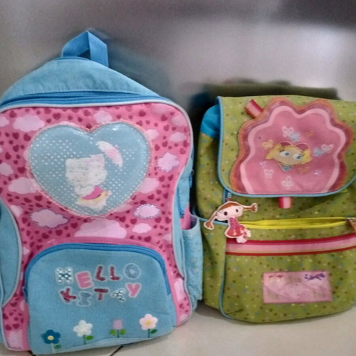 kindergarten bags for girls (two together)