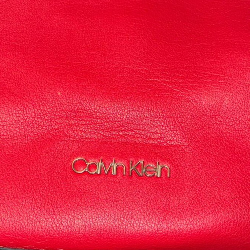 Calvin Klein backpack bag used, red