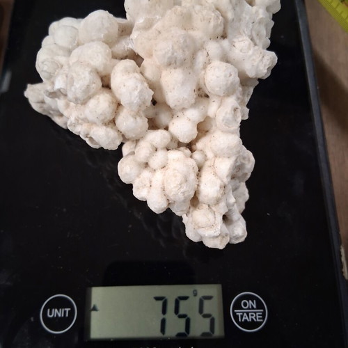 Aragonite from Lavrio used, 750 grams