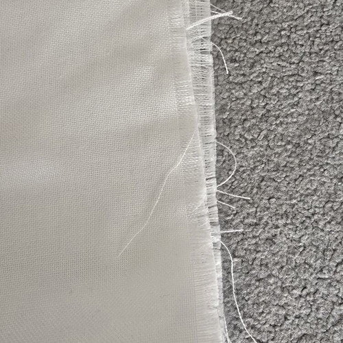 White semi-transparent fabric like wool or cotton, like new
