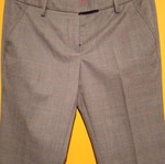 United Colors of Benetton straight gray checked pants new, size IT 44