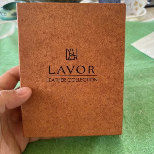 Lavor men's leather wallet new, black