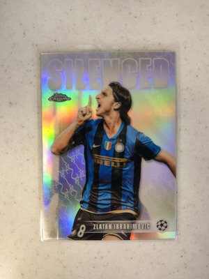 Topps Chrome UCC Zlatan Ibrahimovic Silenced card like new