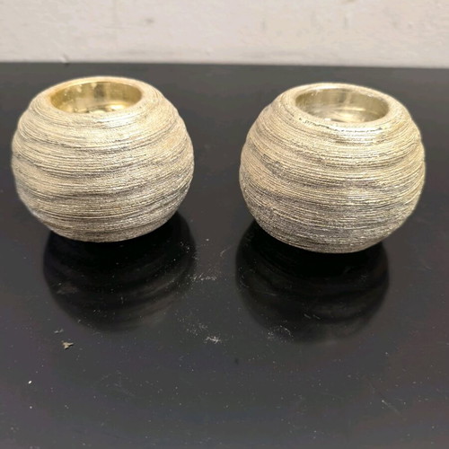 Decorative tealight holders like new, set of 2