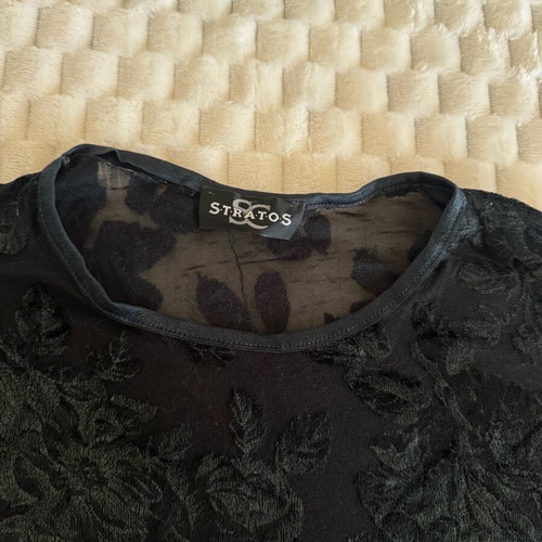 Vintage transparent velvet blouse like new, size S