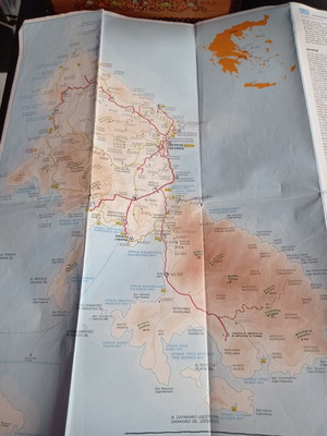 Skyros maps used, slightly written on