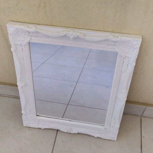 Mirror plastic frame like new