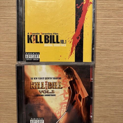Kill Bill Vol. 1 & Vol. 2 Original Soundtrack CDs used set