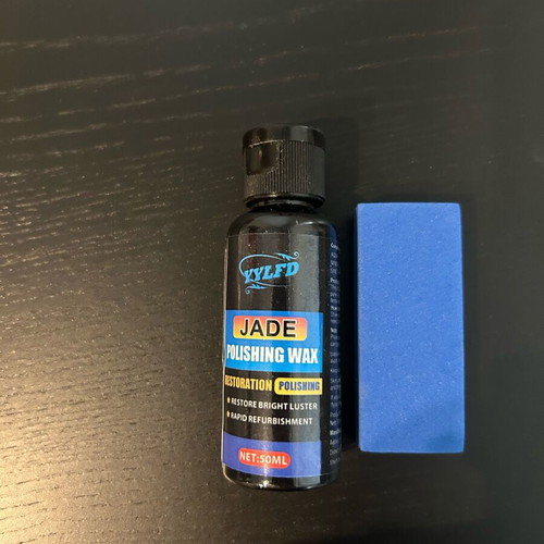 Jade polishing wax new, 50ml with sponge