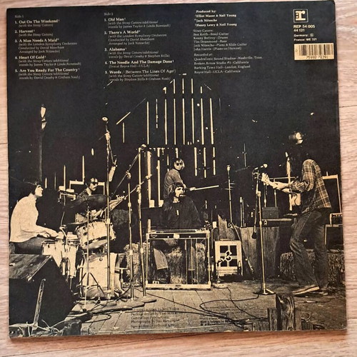 Neil Young Harvest LP album 1972, rock