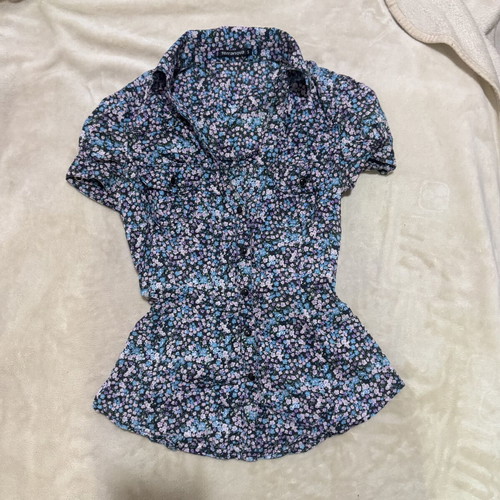 Womens flower pattern blouse size S Terranova like new
