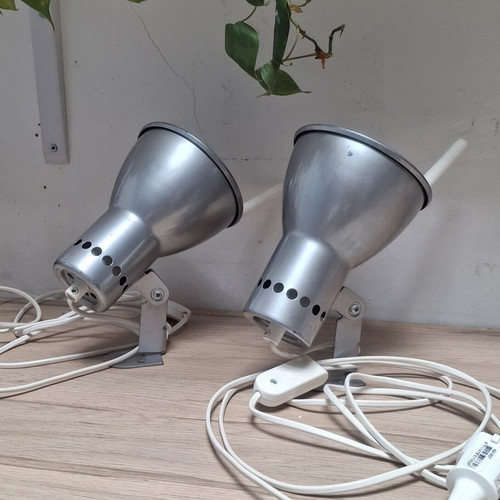 Ikea Jojka spots used, set of 2 with cord, switch and plug