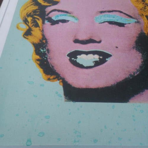 Pop Art Canvas Print Marilyn Monroe used, Andy Warhol style