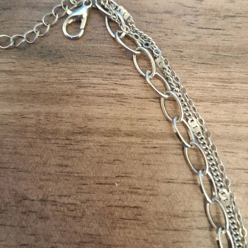 Silver necklace like new from Shein