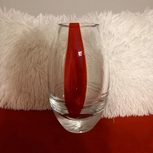 Vintage Krosno crystal vase like new
