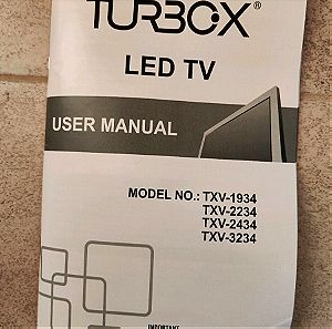 TURBO X LED TV εγχειρίδιο