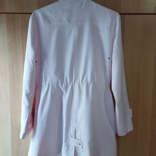Pink long jacket like new, spring Chicoree size M