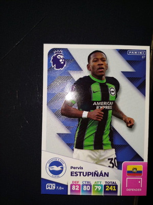 Panini Premier League Pervis Estupiñán κάρτα καινούργια