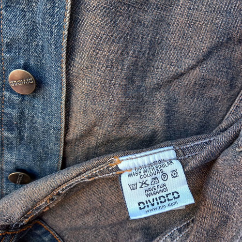 Divided denim jacket like new, size S