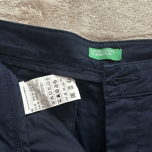 Benetton blue bermuda shorts size 40 IT / 36 EU