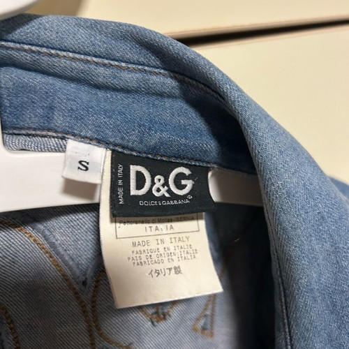 D&G denim vest like new, blue, size S