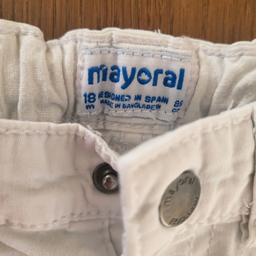 Spring set for 1 year old like new, Name it shirt and Mayoral pants