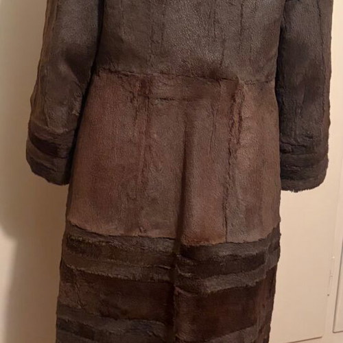 Vintage long brown fur coat like new