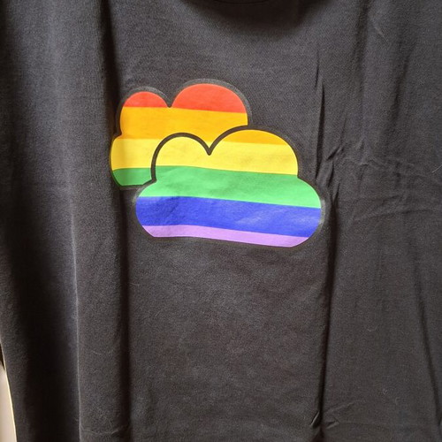 Women's mako t-shirt used, black, size Large