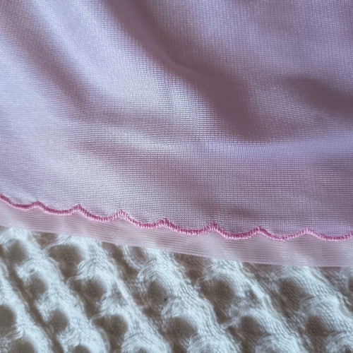 Satin nightdress and maxi robe set, pink, size 46, like new