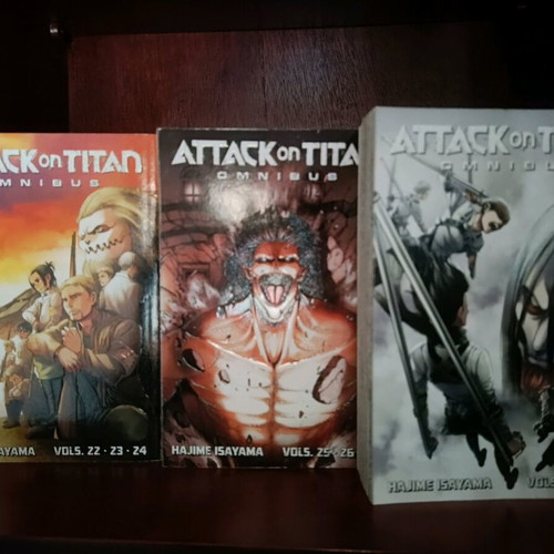 Attack on Titan manga omnibus new in excellent condition
