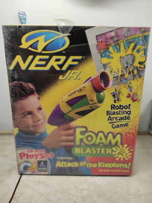 Nerf Jr. Foam Blaster PC παιχνίδι 1999 σφραγισμένο vintage