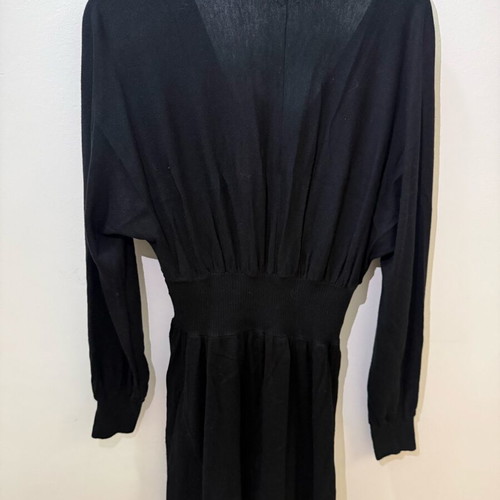 Sisley black mini dress used, size small with elastic fit