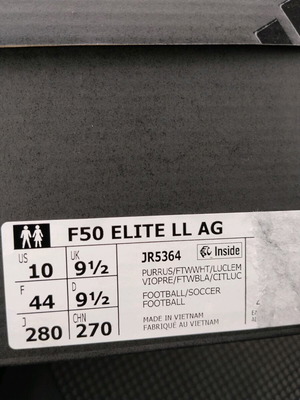 Футболни обувки Adidas F50 Elite LL AG нови, номер 44