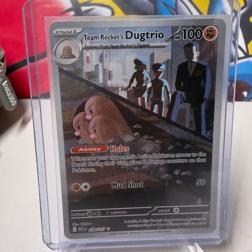Ascended Heroes 239/217 Team Rocket's Dugtrio Illustration Rare Pokemon card