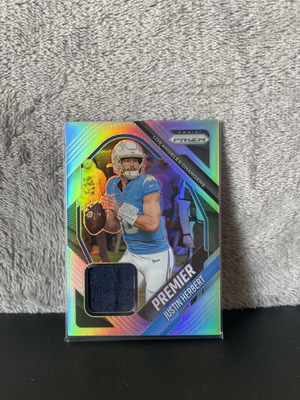 Justin Herbert 2025 Panini Prizm Premier Jersey Patch σαν καινούργιο