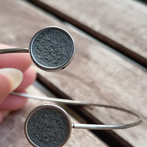 Minimal vintage bracelet handmade in Tinos, Greece, like new